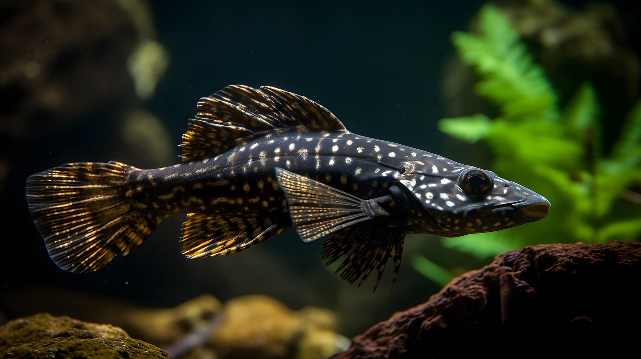 fish, catfish, freshwater, nature, sailfin pleco, pterygoplichthys gibbiceps, aquarium fish, aquarium, aquarium catfish